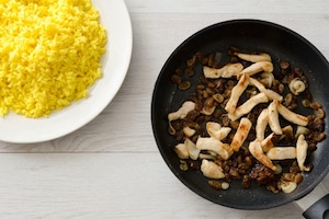 Preparazione Insalata di riso e pollo con zenzero e zafferano - Fase 4