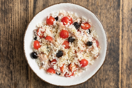 Preparazione Insalata di riso - Fase 3 Preparazione Insalata di riso - Fase 3