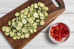 Preparazione Insalata di zucchine crude - Fase 1