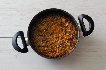 Preparazione Lenticchie in umido - Fase 2 Preparazione Lenticchie in umido - Fase 2