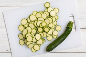 Preparazione Lenticchie e zucchine - Fase 1