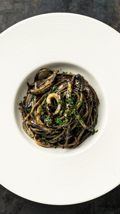 Linguine al nero di seppia