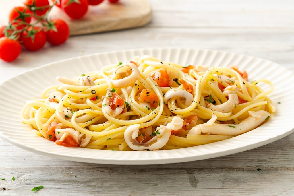 Ricetta Linguine con le seppie - Cucchiaio d'Argento
