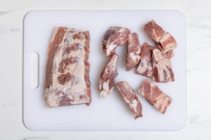 Preparazione Costine di maiale in padella - Fase 1