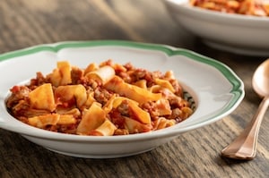 Preparazione Maltagliati alla salsiccia - Fase 5