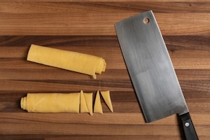 Preparazione Maltagliati alla salsiccia - Fase 2