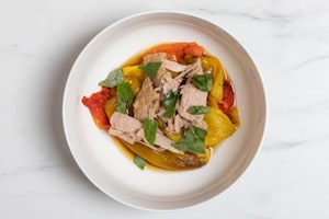 Preparazione Maltagliati al sugo di peperoni e tonno - Fase 2