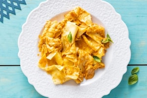 Preparazione Maltagliati al sugo di peperoni e tonno - Fase 4