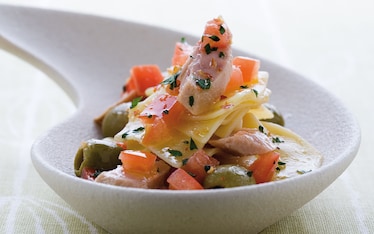 Maltagliati al tonno e olive