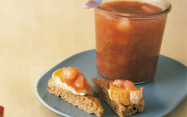 Confettura di rabarbaro e pere