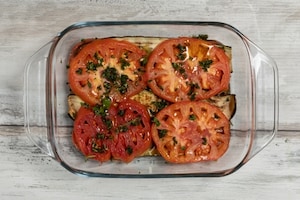 Preparazione Millefoglie di melanzane - Fase 3