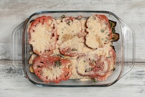 Preparazione Millefoglie di melanzane - Fase 4