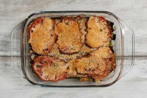 Preparazione Millefoglie di melanzane - Fase 4