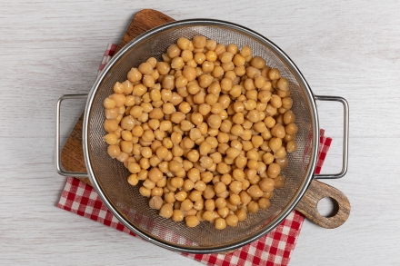 Preparazione Minestra di ceci - Fase 1 Preparazione Minestra di ceci - Fase 1