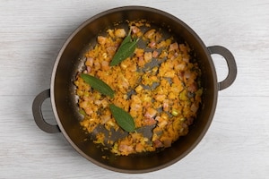 Preparazione Minestra di ceci - Fase 2