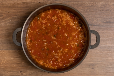 Preparazione Minestra di lenticchie - Fase 2 Preparazione Minestra di lenticchie - Fase 2