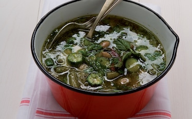 Minestrone con il pesto