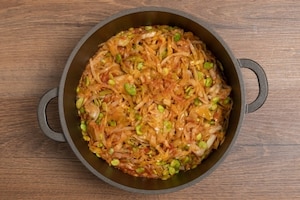 Preparazione Minestrone saporito di fave - Fase 4