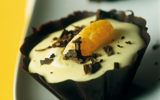 Mousse di clementine al cioccolato Mousse di clementine al cioccolato