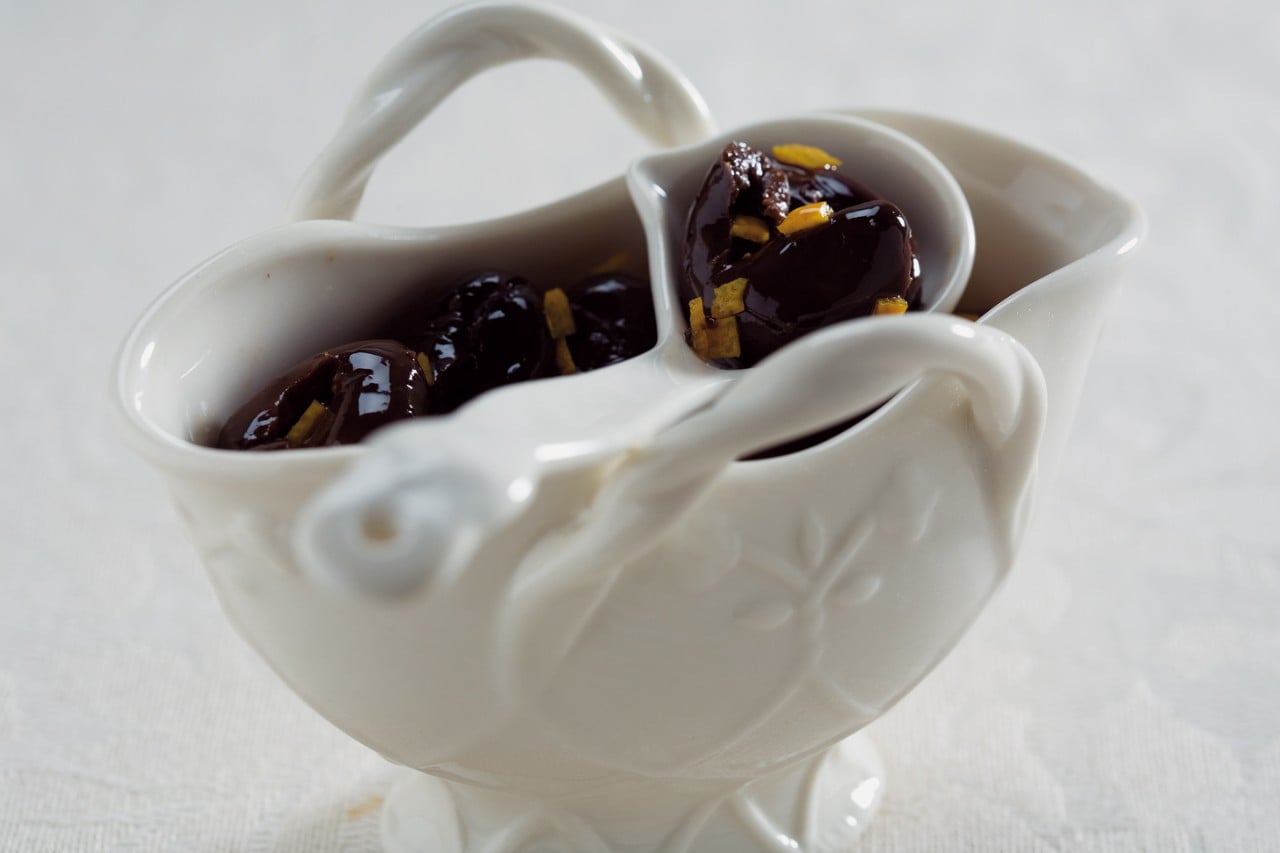 Olive infornate con buccia d’arancia ricetta