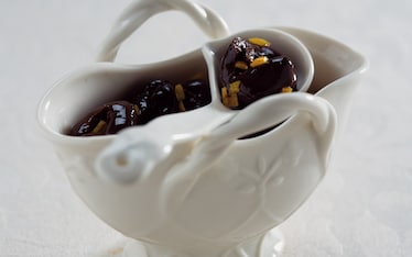 Olive infornate con buccia d’arancia