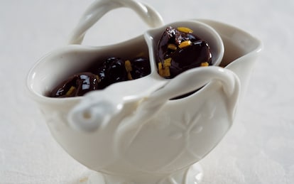 Olive infornate con buccia d’arancia