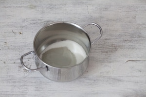 Preparazione Panna cotta senza colla di pesce - Fase 1