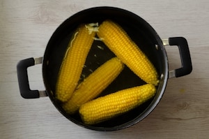 Preparazione Pannocchie al burro - Fase 1