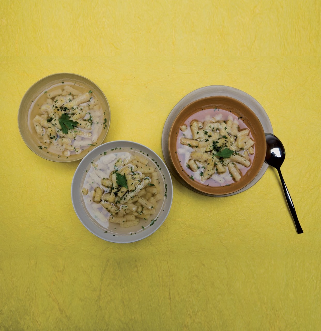 Passatelli in brodo di pesce ricetta