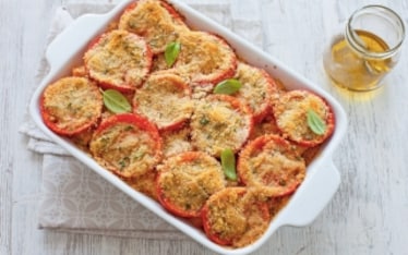 Pasta e pomodori al forno