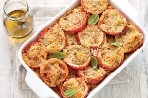 Preparazione Pasta e pomodori al forno - Fase 6