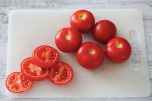 Preparazione Pasta e pomodori al forno - Fase 2
