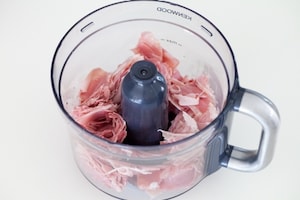Preparazione Paté di prosciutto - Fase 1