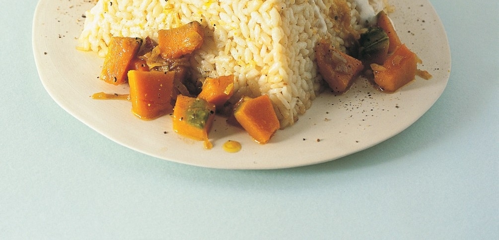 Risotto alla zucca e tartufo ricetta