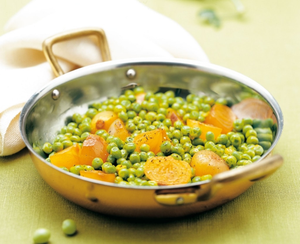 Ricetta Piselli e cipolline allo zafferano - Cucchiaio d ...