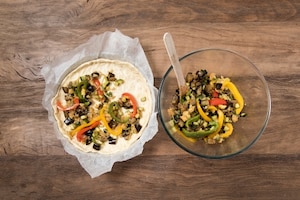 Preparazione Pizza ripiena di verdure - Fase 2