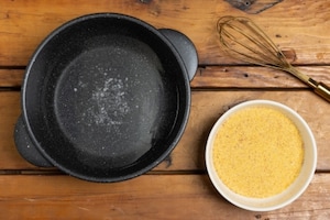 Preparazione Polenta concia - Fase 1