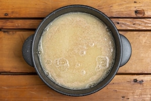 Preparazione Polenta concia - Fase 1