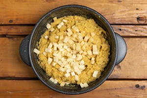 Preparazione Polenta concia - Fase 3