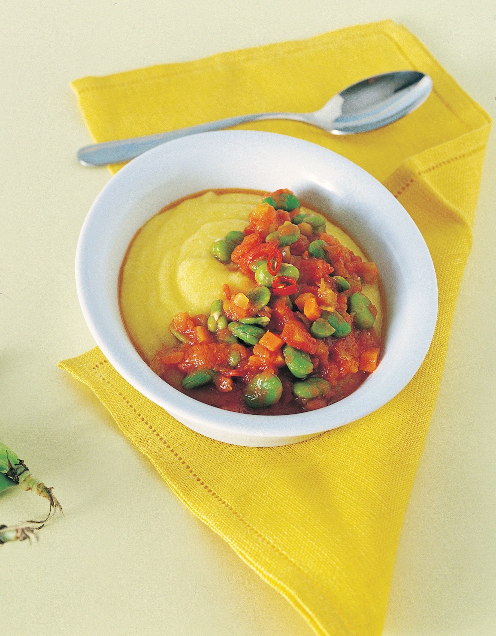 Polenta e fave ricetta