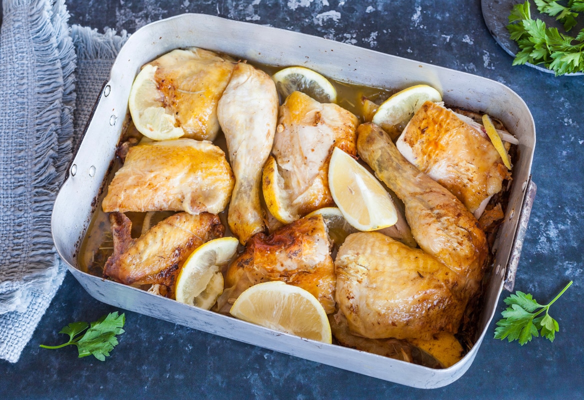 Pollo al limone al forno ricetta