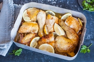 Preparazione Pollo al limone al forno - Fase 2