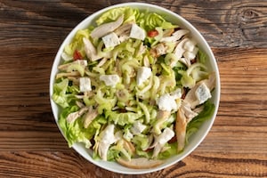 Preparazione Insalata di pollo con sedano, pomodori secchi e gorgonzola - Fase 3