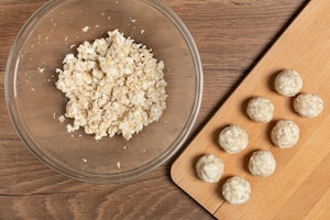 Preparazione Polpette di pesce - Fase 2