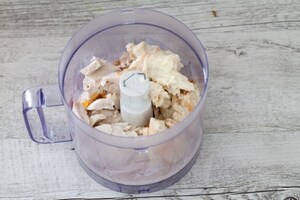 Preparazione Polpettone di pollo e verdure - Fase 1