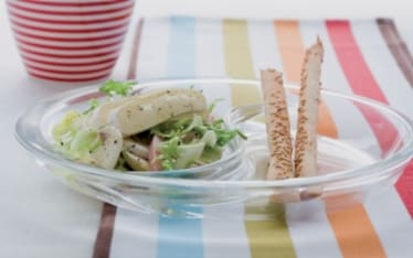 Praga, insalata riccia e champignon