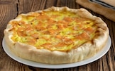 Quiche al salmone e porri