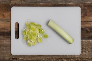 Preparazione Quiche al salmone e porri - Fase 1