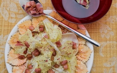 Radicchio e pancetta