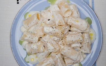 Rigatoni dolci con ricotta